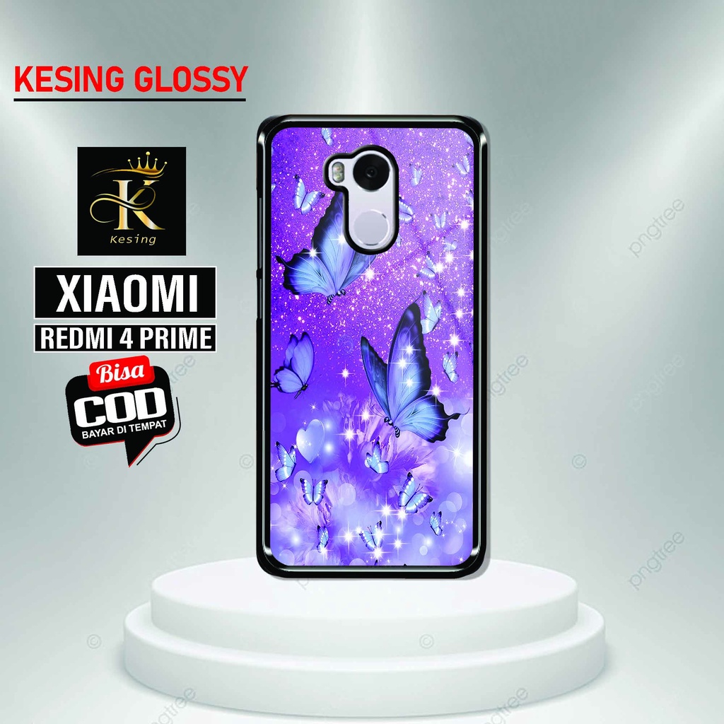 Case Redmi 4 Prime - Case Redmi 4 Prime Terbaru - Hardcase Glossy - Softcase Kaca - Case Redmi 4 Pri