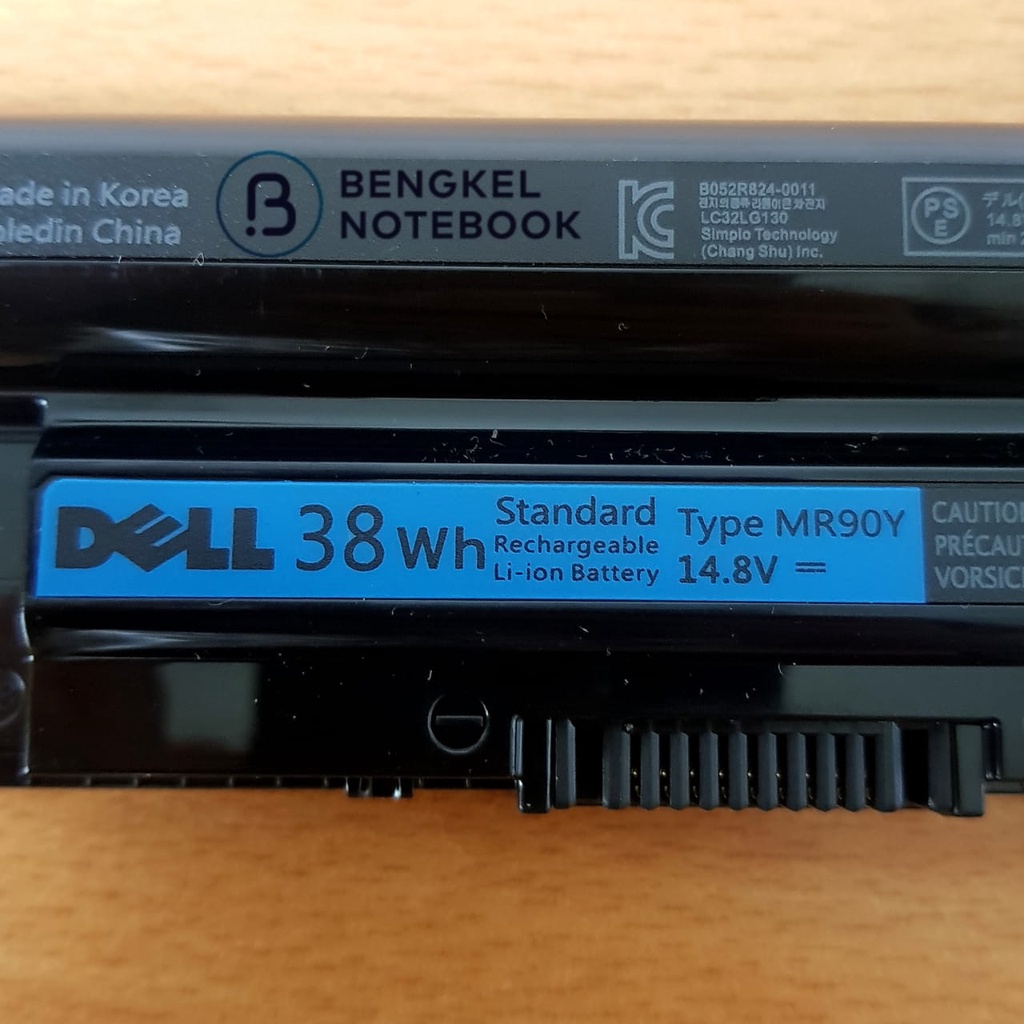 Baterai Dell Inspiron 14R 5437 MR90Y 60WH 6 cell 14RD-2628 14VD-2418 14VD-3218T 14VD-3318 14VD-3406 14VD-5526 15CD-1108B 15CD-1518L15CD-4518L inspiron 14 3421 inspiron 14-3445D-1628R inspiron 14R 54373 542-3696 MR90Y ORI
