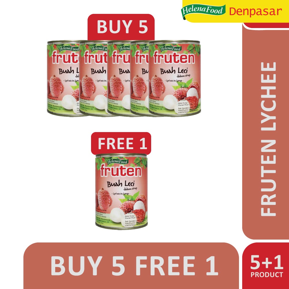 

Fruten Lychees in Syrup 565 gr ( Beli banyak Lebih Hemat )