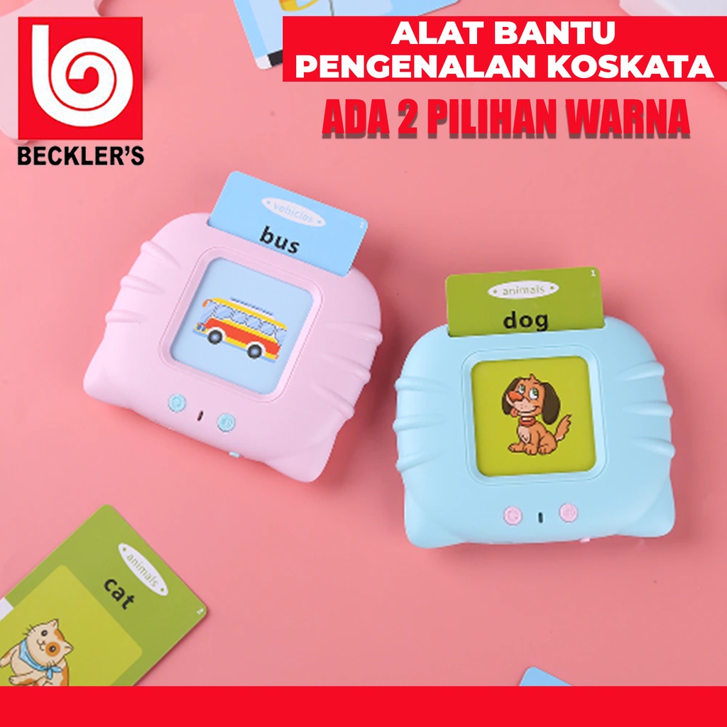 Mainan Flash card bersuara / Card Early Education Bilingual Device Alat Bantu Belajar Bahasa Inggris