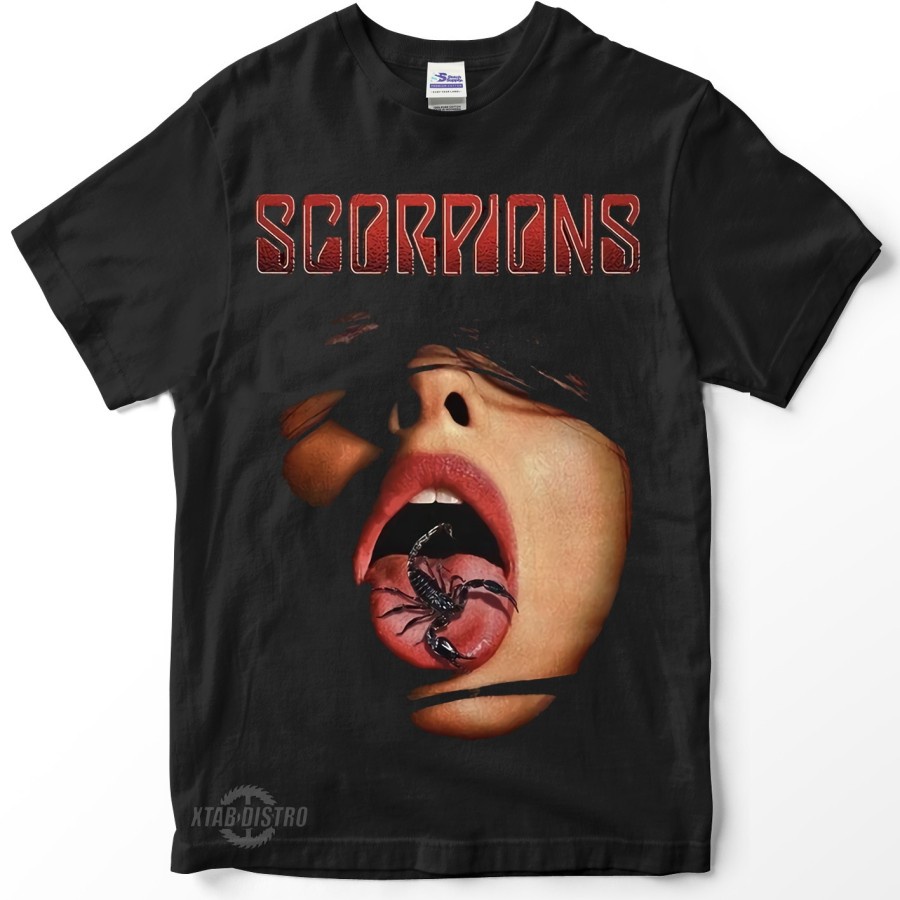 Kaos SCORPIONS Premium Tshirt Scorpions Kaos Band Rock N Roll