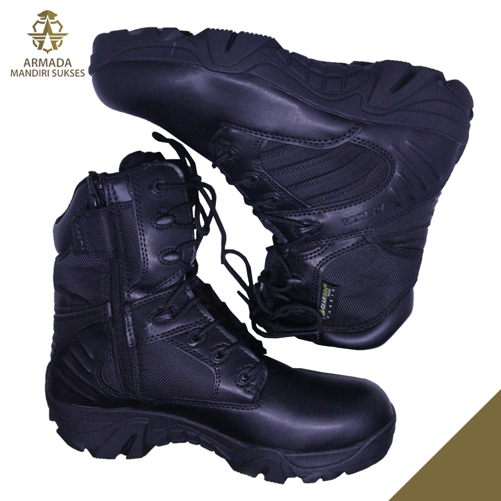 Sepatu Tactical Cordura Delta Boots 8 Hitam - Sepatu PDL Tactical