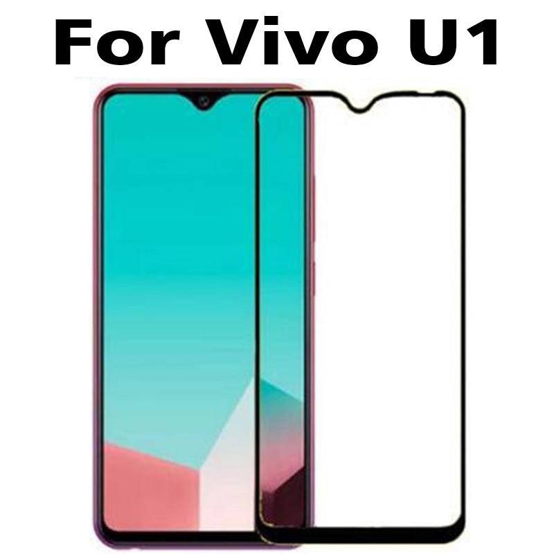 2pcs Pelindung Layar Tempered Glass Full Cover Untuk Vivo U1