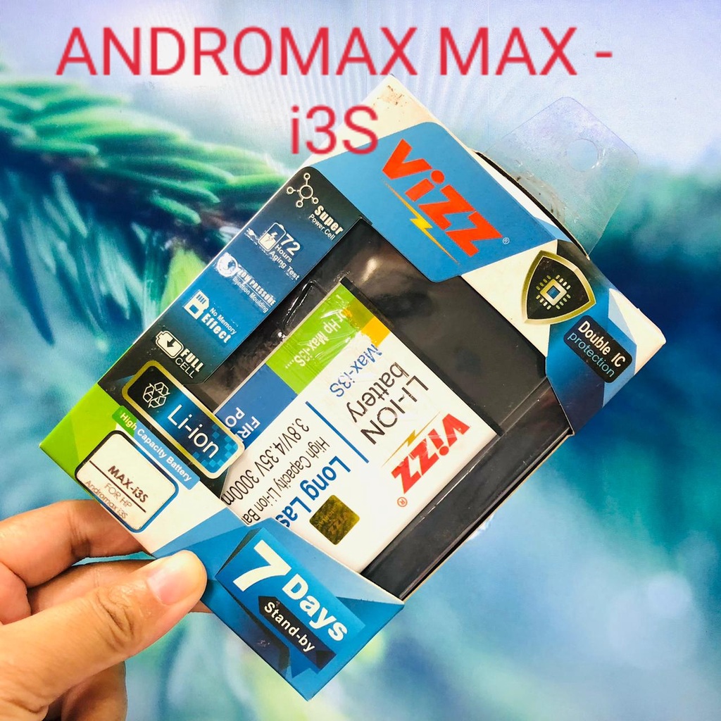 PROMO!!! BATERAI VIZZ DOBEL POWER ANDROMAX C2/ ANDROMAX C/ ANDROMAX C3/ ANDROMAX EC/ ANDROMAX G2/ ANDROMAX I/ ANDROMAX I3/ ANDROMAX I2/ ANDROMAX I3S/ ANDROMAX U/ ANDROMAX Q/ ADNROMAX V/ ANDROMAX Z/ ANDROMAX G/ ANDROMAX E2+