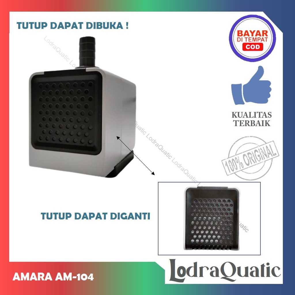 {AMARA AM-104} PROMO MURAH AMARA AM- 104 POMPA KOLAM IKAN AMARA AM 104 NAIK 2 METER POMPA 2000 LITER PER JAMPOMPA AIR HIDROPONIK POMPA KOLAM KECIL POMPA AQUARIUM BESAR FILTER AQUARIUM FILTER KOLAM IKAN KOI POMPA KOLAM TAHAN LAMA POMPA KOLAM MURAH