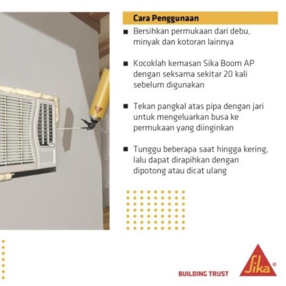 

Sikaboom AP expanding foam - 750mL | sika boom tabung