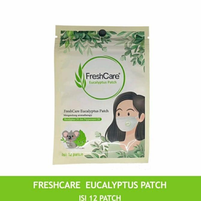 FreshCare Eucalyptus Patch Sachet - Fresh Care Sticker Masker Isi 12 t-allgood Buru Order