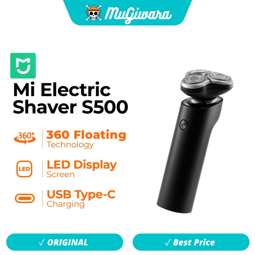Mijia Portable Electric Shaver S100 / S500 Alat Cukur Jenggot Kumis