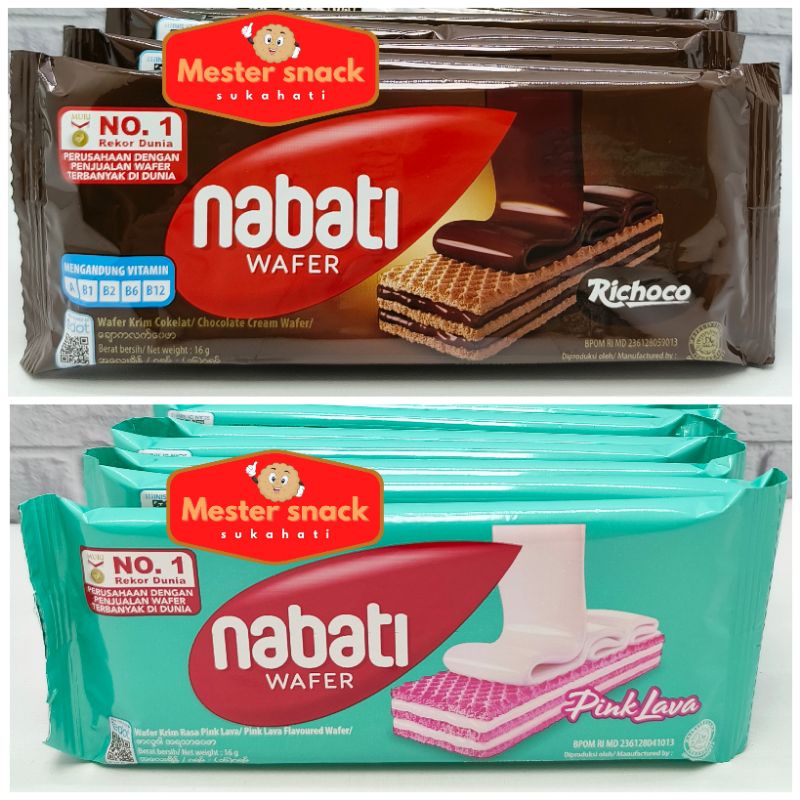 Nabati Wafer 20 gram (1 pack isi 20 pcs)