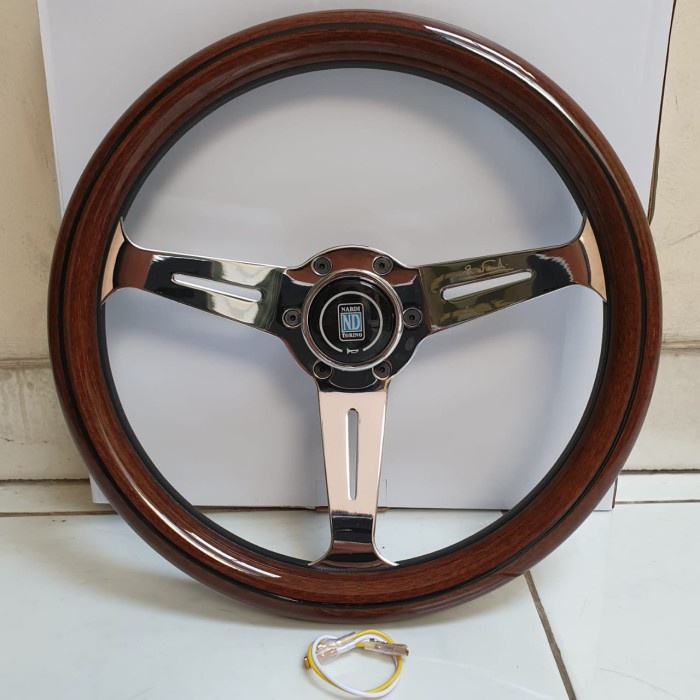 Stir Steer Nardi Tipe Classic Wood Chrome