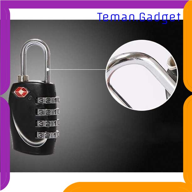 TG-TRV CoolCell Gembok Koper Angka 4 Digit Suitcase Password TSA Lock - TSA-330