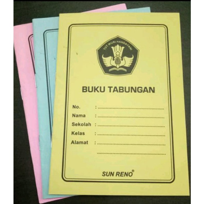 

BUKU TABUNGAN SEKOLAH POLOS KECIL