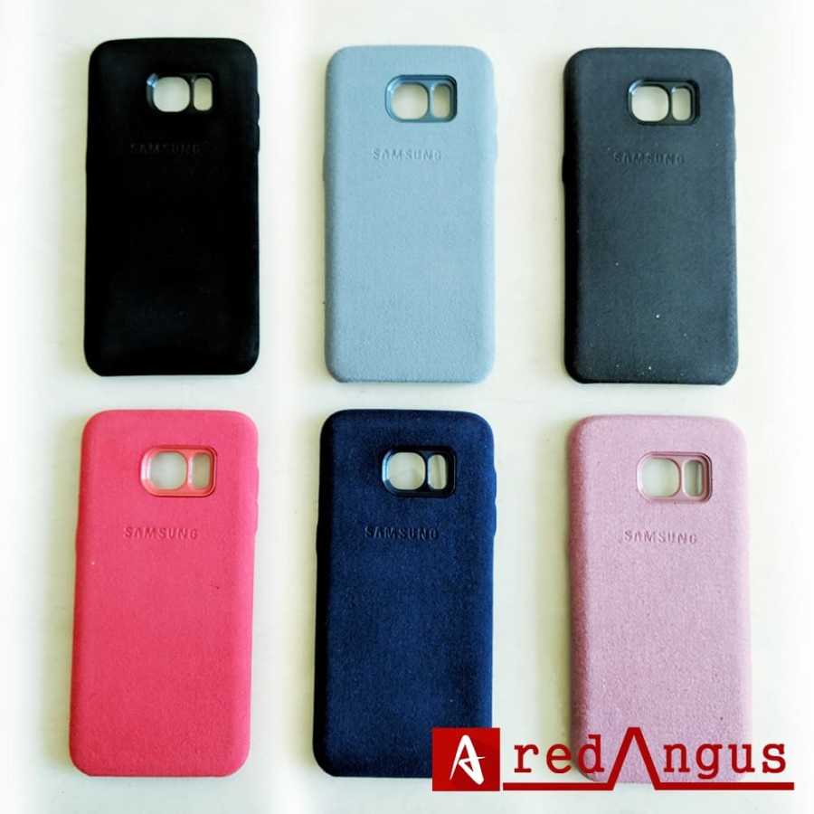 Samsung Galaxy S7 Edge S7Edge Premium Alcantara Cover Velvet SoftCase Soft Case Casing