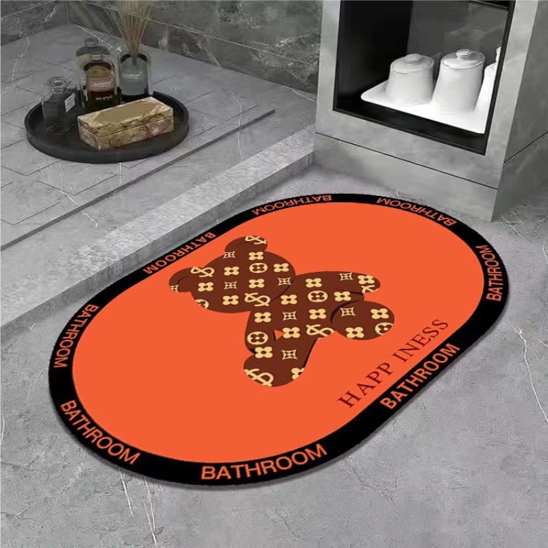 Keset Kaki Kamar Mandi Nyerap Air Anti Bakteri Premium Anti Slip Keset Batu Kamar Mandi motif lucu 2.8 RUMAHDESIGN-GZN-20-3.8