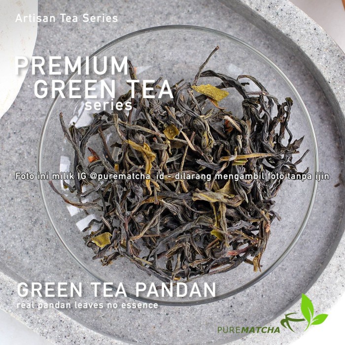 

TERMURAH Artisan Tea Cafe - Green Tea Pandan TBW 100g Teh Hijau wangi Pandan /TEH DIET/TEH