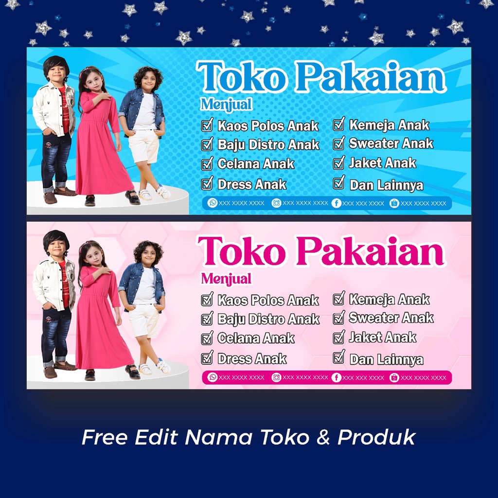 Jual Spanduk / Banner Toko Pakaian | Shopee Indonesia