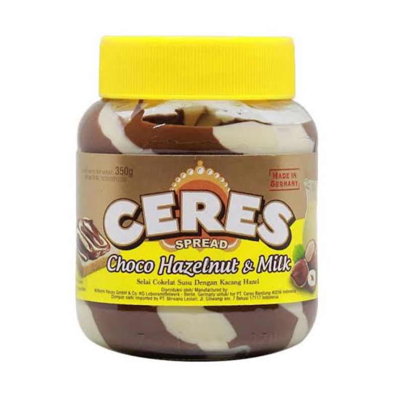 

ceres spread choco hazelnut&milk 300g