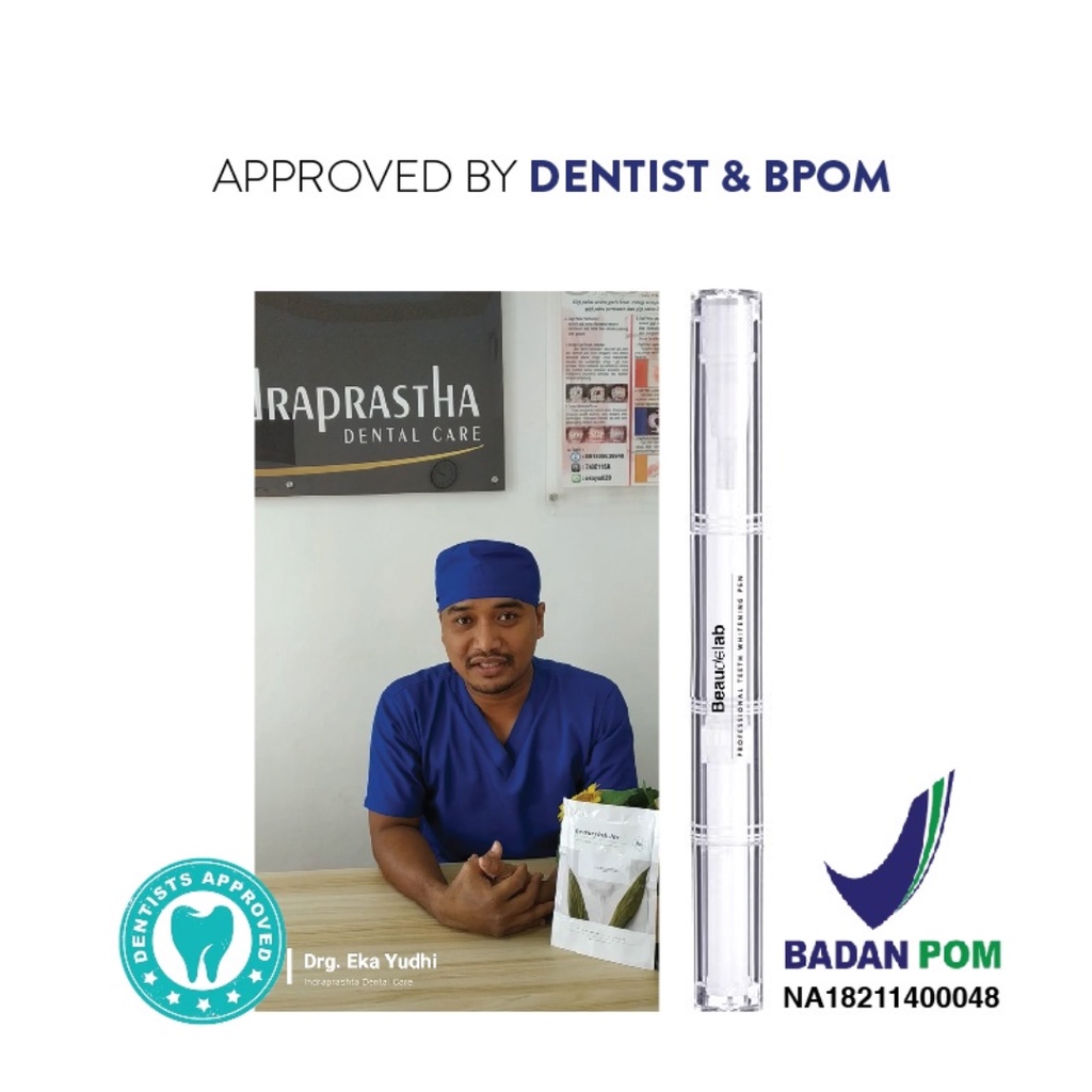 [ Agen Resmi ] Beaudelab Professional Teeth Whitening Pen BPOM | Professional Pen Pemutih Gigi Original