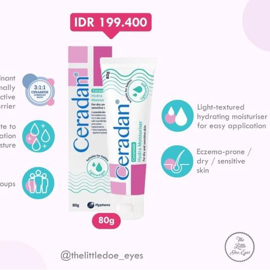 Ceradan cream / advanced cream/ ceradan barrier cream 30gr 80gr 150gr - Skin barrier 30