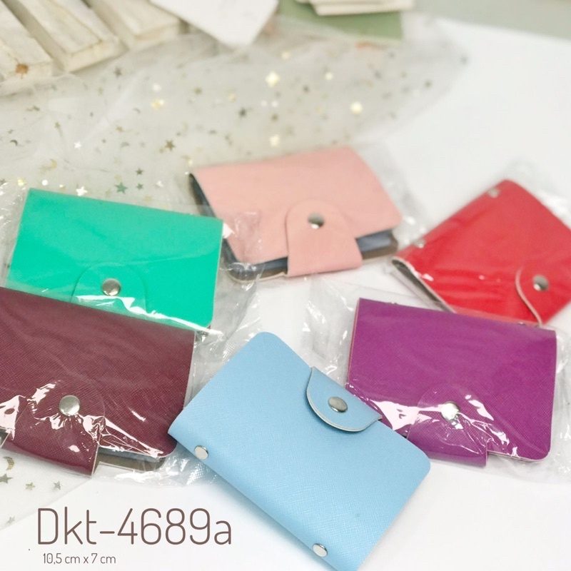 Dompet Kartu ATM isi 24 / Dompet Kulit Kartu Nama / Card Clip / Tempat Kartu Kulit