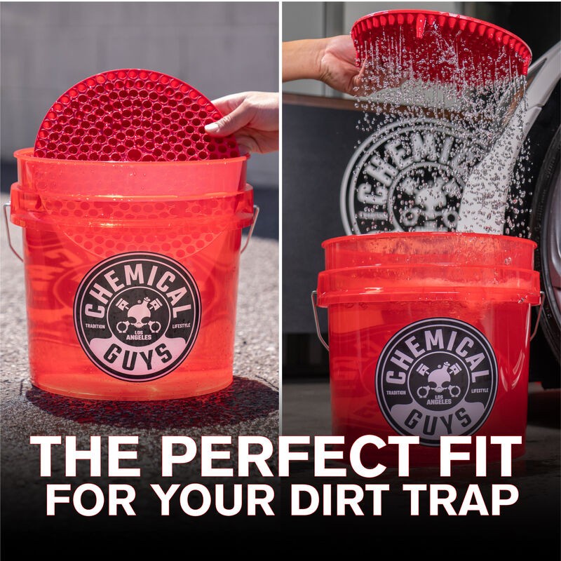 Joeley_Id Chemical Guys Heavy Duty Detailing Bucket - Ember Cuci Mobil