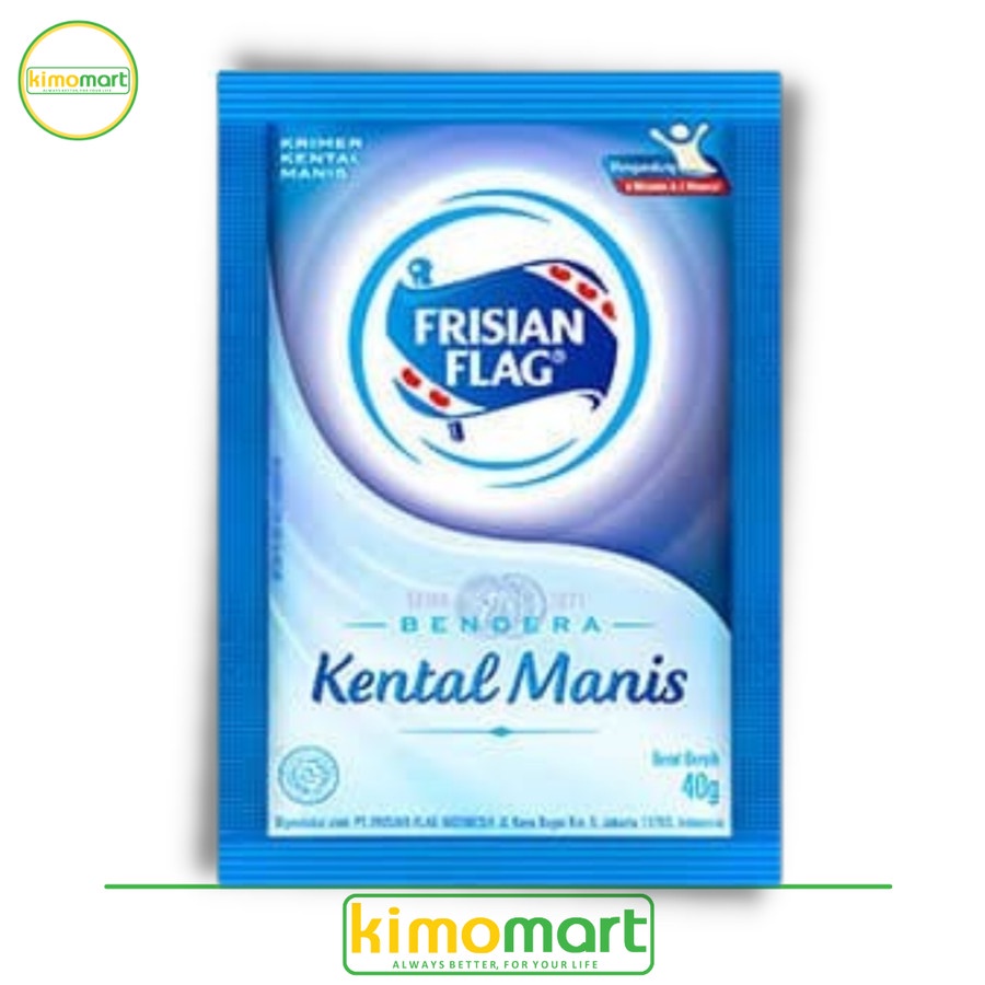 

Kimomart - Susu Kental Manis Frisian Flag Cap Bendera 40 Gr