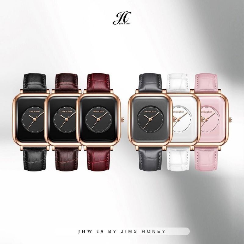 Jam Tangan Wanita Pria Murah Jimshoney Jhw 19 Watch Trendy Unisex / Jam Tangan Unik Trendi Glamour