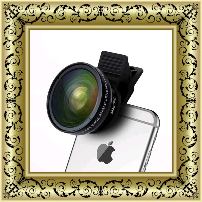 Converter Apexel Lensa Super Wide Angle Lens + Macro Smartphone