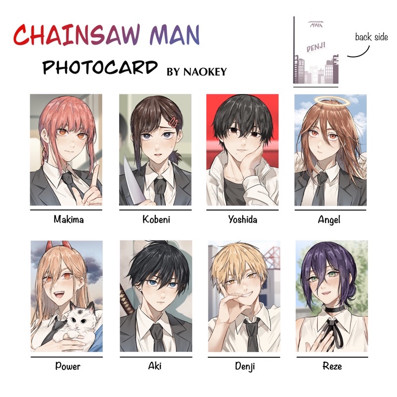 Chainsaw Man Photocard by Naokey