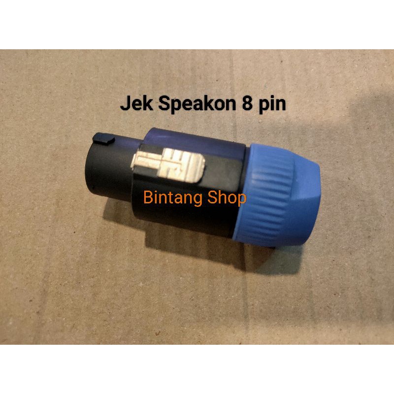 jek Jack speakon 8 pin speaker