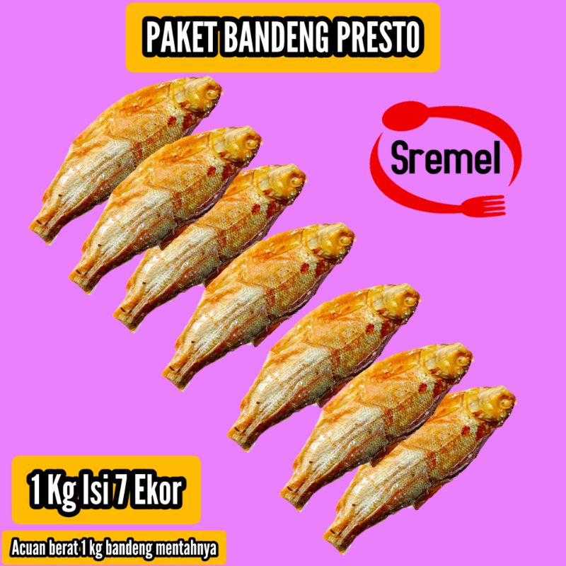 Paket Bandeng Presto 1 Kg Isi 7 Ekor