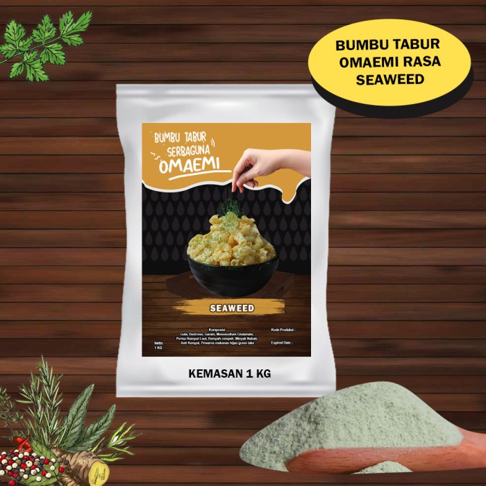 

BUMBU TABUR SEAWEED HALAL KUALITAS TERJAMIN 1 KG