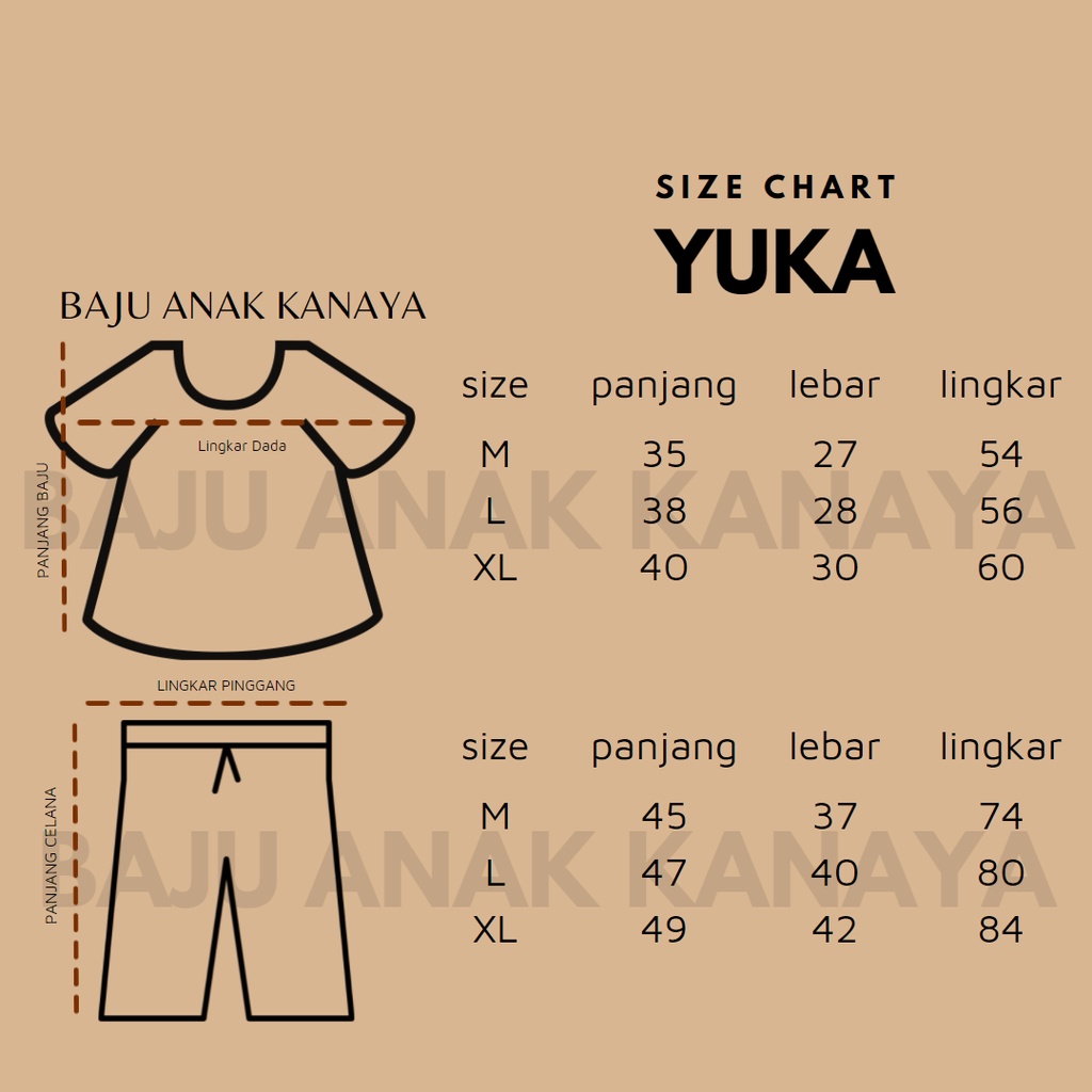 1-3THN SETELAN ANAK YUKA ONESET ANAK PREREMPUAN by MYBEE