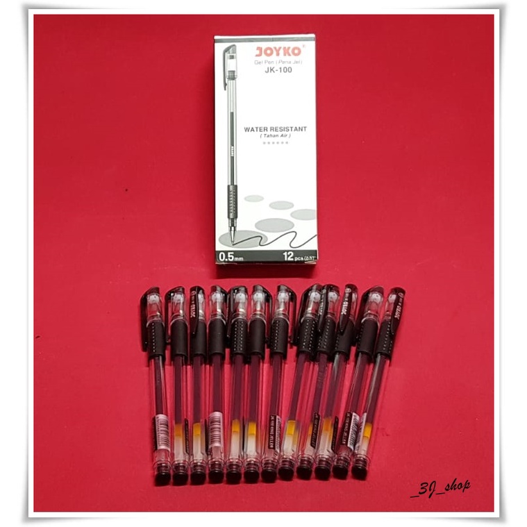 

0706-Pulpen Gel Joyko JK100 / GEL PEN Top Quality / GEL BOLPEN PULPEN NEEDLE TIP MURAH / Gel Pen Pulpen Ujung Halus / Gel Pen Lembut dan Nyaman Dipakai / Gel Pen Pulpen Gel Needle Tip / Gel Pen Pulpen Gel Berkualitas