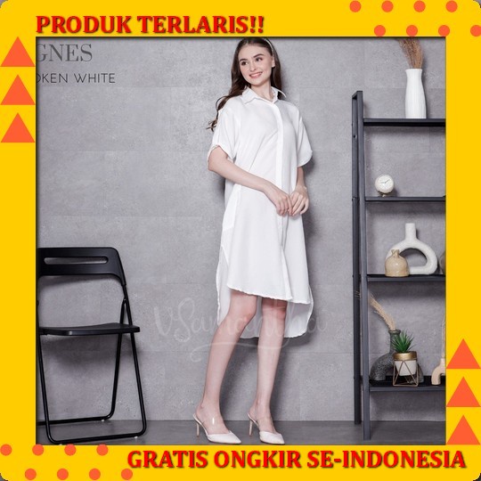 Dress Baju Pesta Natal Gaun Remaja Wanita Model Kekinian Bahan Brokat Mewah Midi Dress 2In1 Grisia T