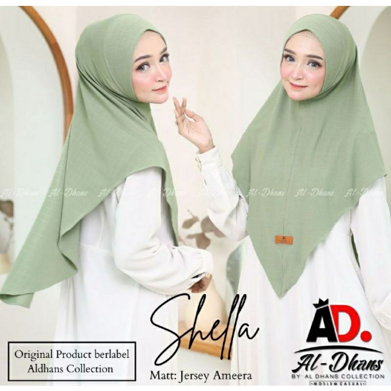 Shella by Al Dhans / Jilbab Al Dhans / Jilbab jumbo Al Dhans / Jilbab Model Baru