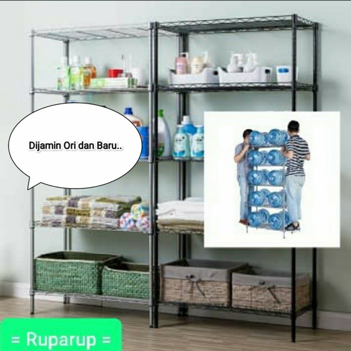 Sale Krisbow Rak Besi Serbaguna 5 Tingkat