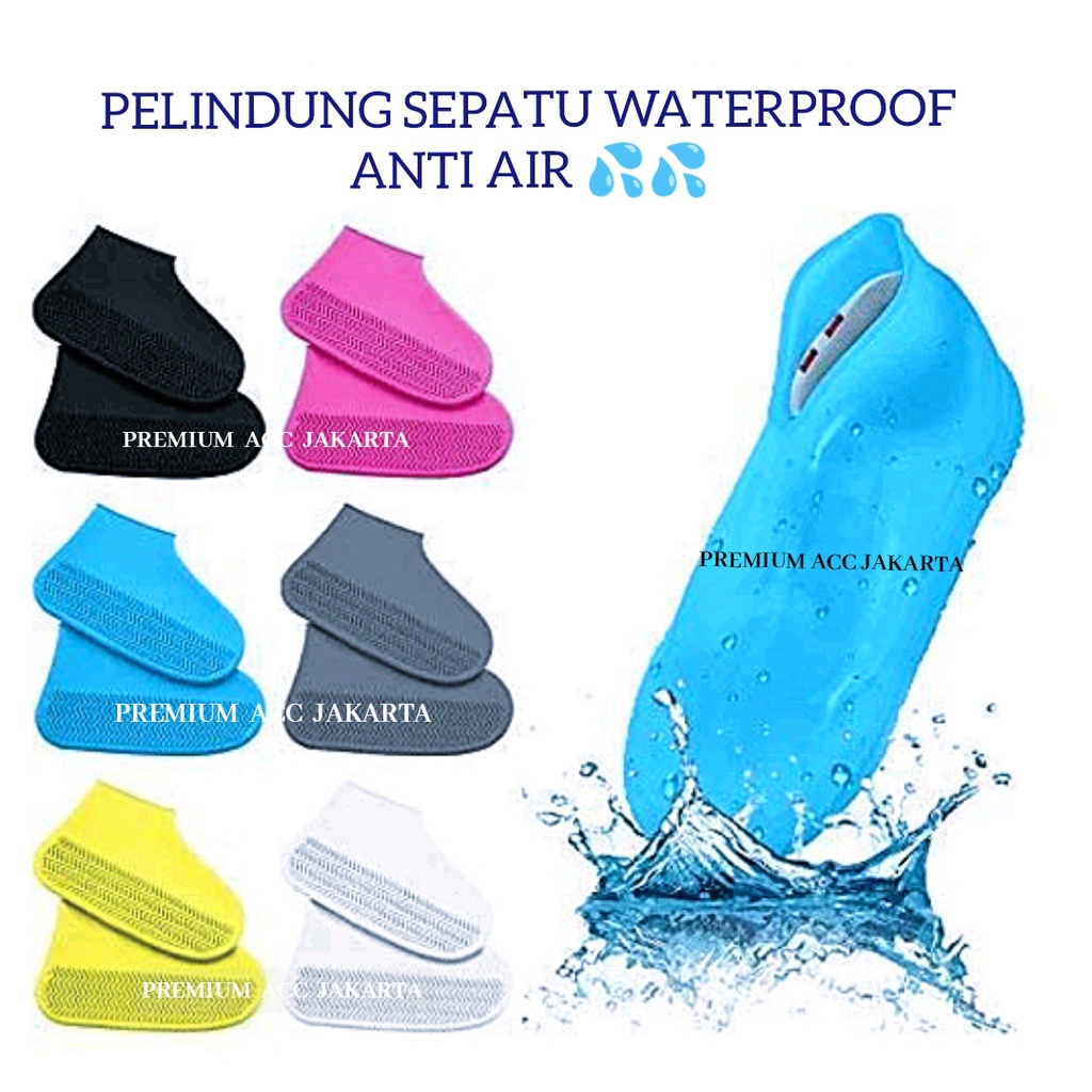 Cover Sepatu Anti Air - Sarung Sepatu Anti Air Waterproof Shoes Cover