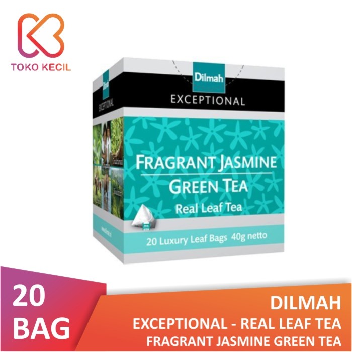 

DILMAH EXCEPTIONAL TEA BAG FRAGRANT JASMINE GREEN TEA (ISI 20 PCS)