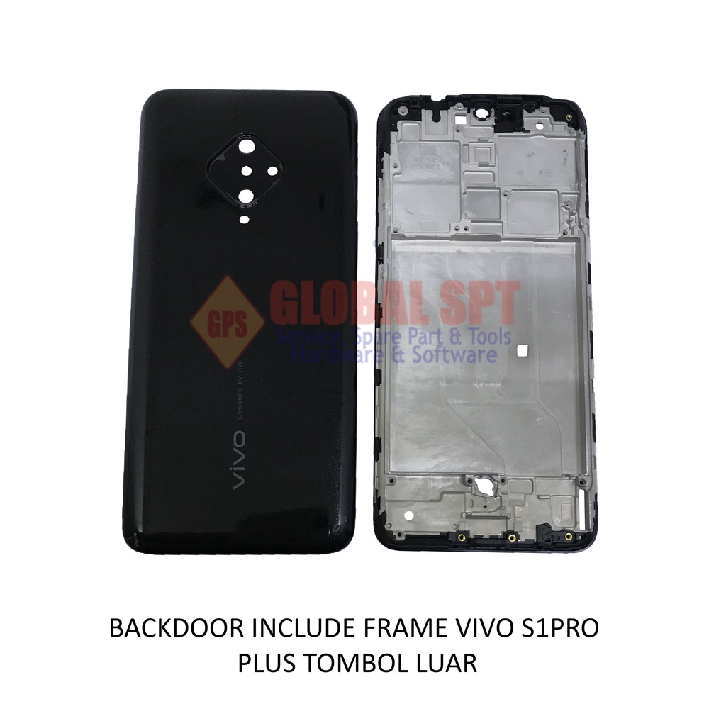 BACKDOOR VIVO S1PRO INCLUDE FRAME / BACK COVER / TUTUP BELAKANG