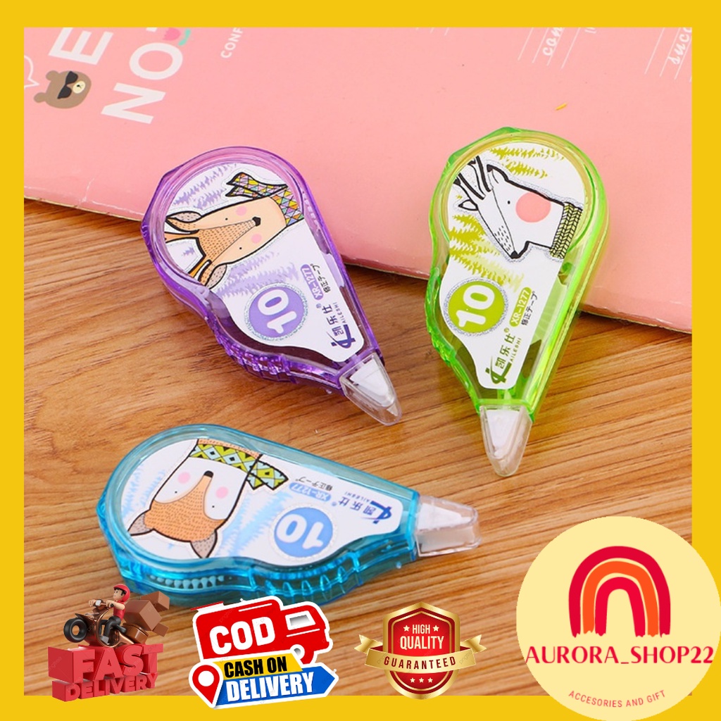 

[COD] TIPE X TAPE EX CORECTION TAPE PENGHAPUS PULPEN KERTAS 10 METER KARAKTER LUCU IMPORT ALAT TULIS TIPE EX