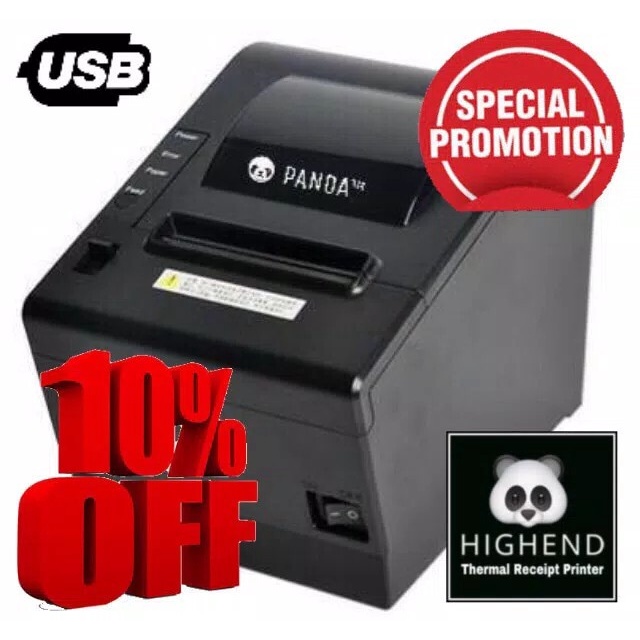 Jual Printer Thermal Panda Mm Auto Cut Usb Printer Kasir Parkir Shopee Indonesia