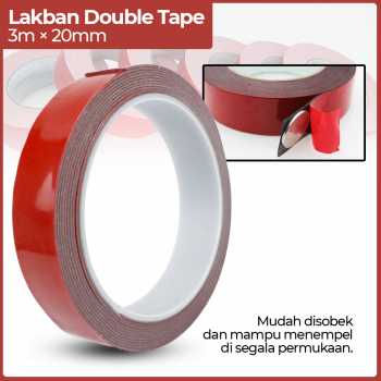 

Lakban Selotip Double Tape foam, double tape busa