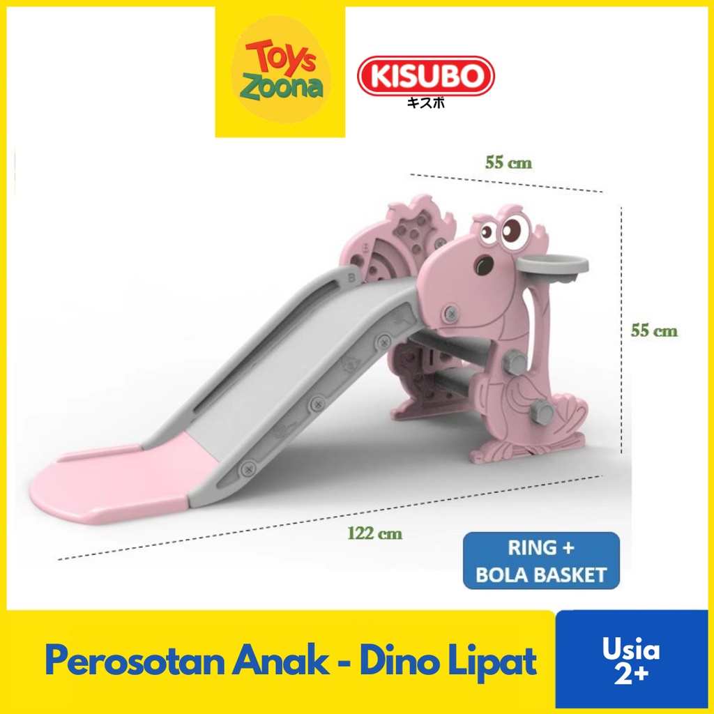 ToysZoona Perosotan Dino Lipat Perosotan Kisubo Perosotan Mainan Perosotan Mainan Dino Lipat Foldable Dino Slides