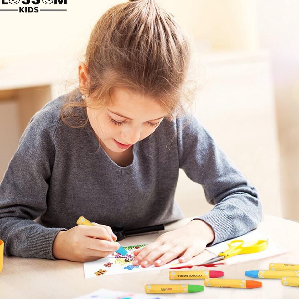 

TREND Crayon Anak Set 24Pcs Krayon Oil Pastel Mewarnai Anak - Blossom Kids 857