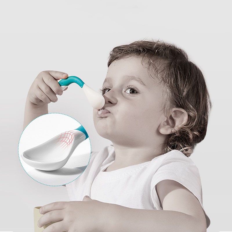 KUB Flexible Training Fork And Spoon - Sendok Garpu Anak Bayi - Sendok Makan Anak