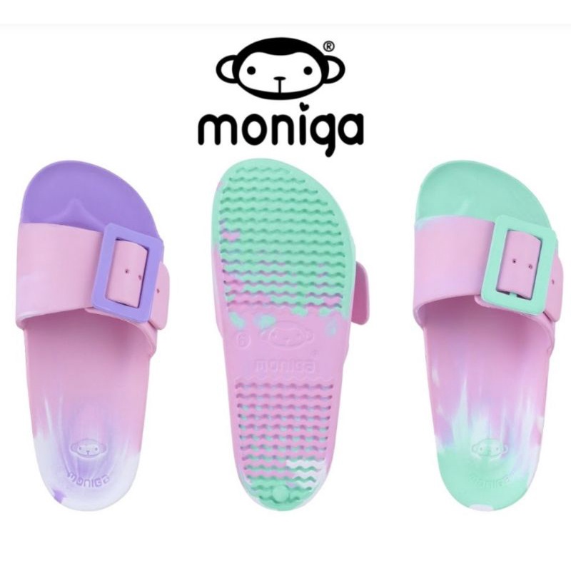 Sandal Terbaru Wanita Moniga 8.2 XL Rainbow Thailand Bangkok Original Kekinian