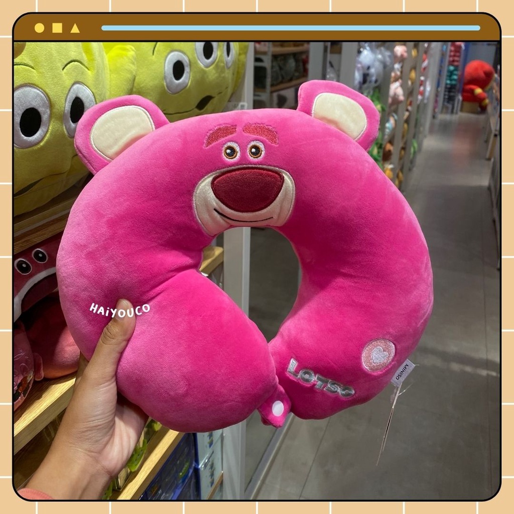 Jual Bantal Leher Lotso Miniso Indonesia / Bantal Leher Lotso Miniso x