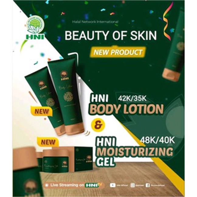 HNI Body Lotion dan HNI Moisturizing Gel - Produk HNI HPAI [TN0]