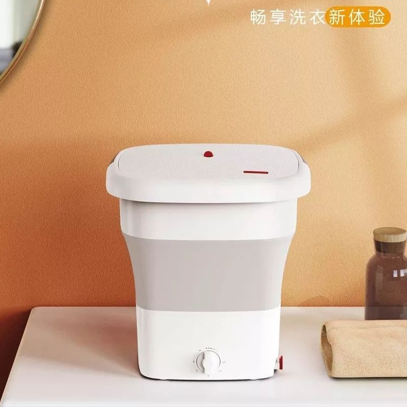 Mesin Cuci Lipat Kapasitas Besar 11.5L dengan pengering dan Blue light